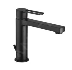 Paffoni Ringo - Wastafelkraan Met Afvoergarnituur 1 1/4, Mat Zwart RIN075NO