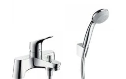 Hansgrohe Focus E2 - 2-gats Badrandmengkraan, Chroom 31521000