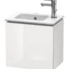 Duravit L-Cube - Wastafelonderkast 400x420x294 Mm, Rechts, 1 Deur, Glanzend Wit LC6272R2222