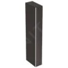 Geberit Acanto - Hoge Badkamerkast 1730x220 Mm, Met 2 Laden, Zwart 500.638.16.1