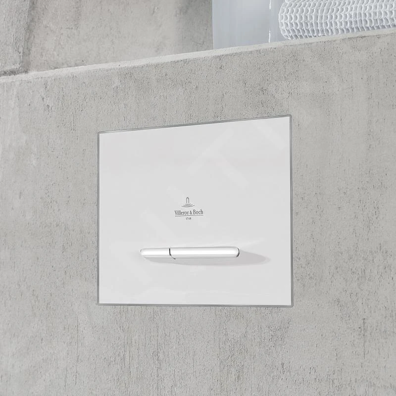 Villeroy & Boch ViConnect - WC-bedieningsplaat, Wit 92218068 3 Villeroy & Boch ViConnect - WC-bedieningsplaat, Wit 92218068 - Afbeelding 3