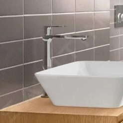 Hansgrohe Rebris E - Wastafelkraan Voor Waskom, Met Waste, CoolStart, Chroom 72581000 9 Hansgrohe Rebris E - Wastafelkraan Voor Waskom, Met Waste, CoolStart, Chroom 72581000 -Badkamer Luxe eff05f3d27bcdcf6ec98f396