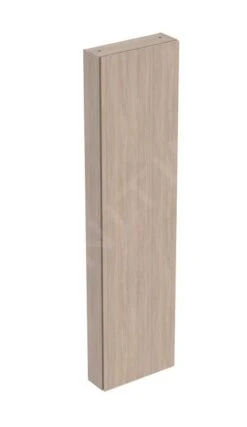 Geberit ICon - Hoge Kast 180x45x15 Cm, 1 Deur, Scharnieren L/R, Binnenspiegel, Eikenhout 502.317.JH.1