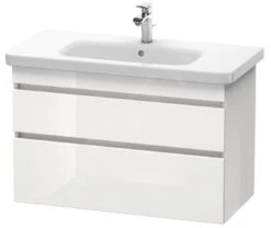 Duravit DuraStyle - Wastafelonderkast 610x930x448 Mm, 2 Laden, Glanzend Wit DS648202222