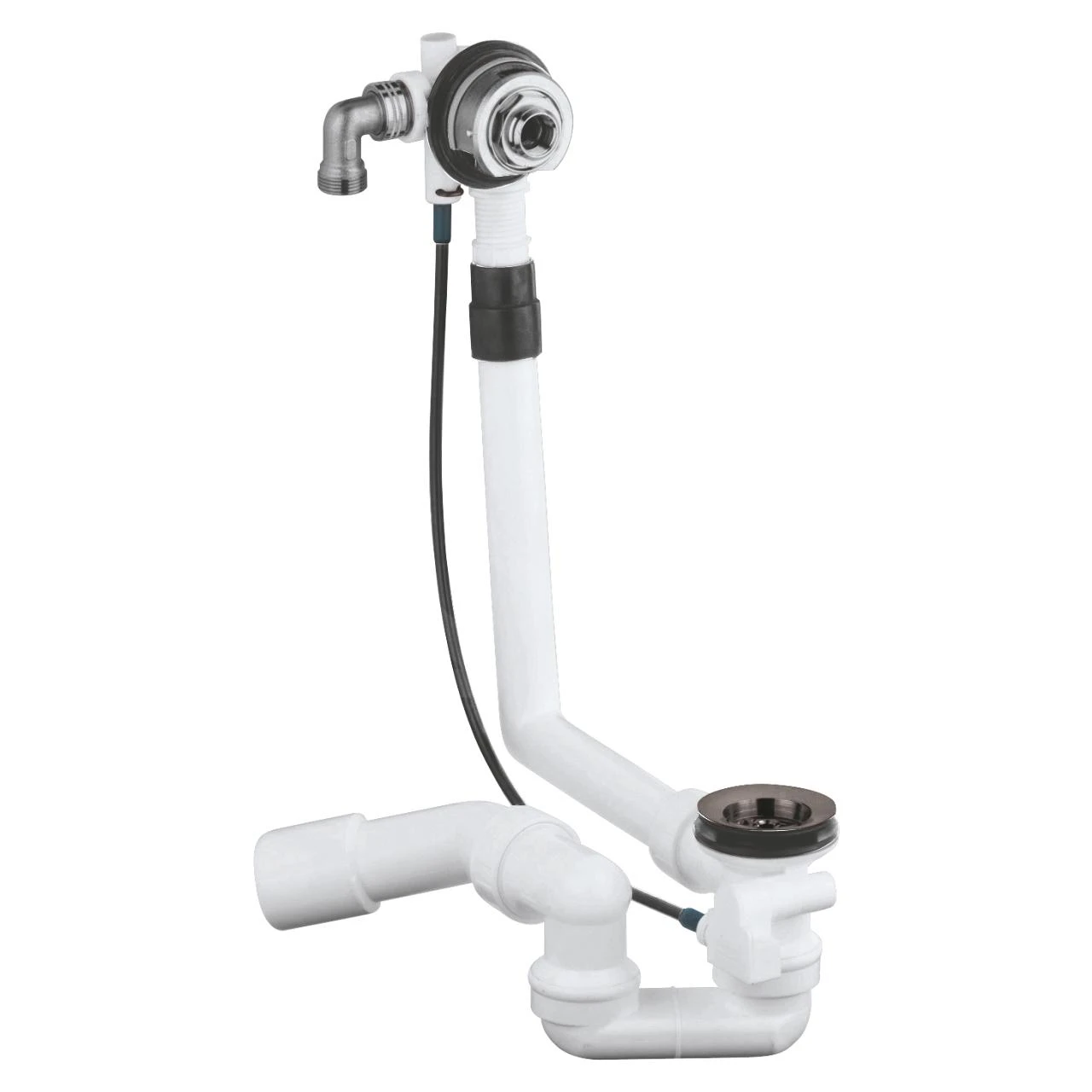 Grohe Talentofill - Badvul-, Afvoer- En Overloopgarnituur, Hard Graphite 28990A00 1 Grohe Talentofill - Badvul-, Afvoer- En Overloopgarnituur, Hard Graphite 28990A00