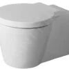 Duravit Starck 1 - Hangend Toilet, Met WonderGliss, Wit 02100900641