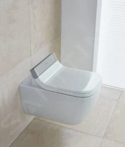 Duravit Happy D.2 - Wandtoilet Voor SensoWash Bidetbril, Rimless, Met HygieneGlaze, Alpine Wit 2550592000 -Badkamer Luxe f0e46203b598fdf3d353ba84