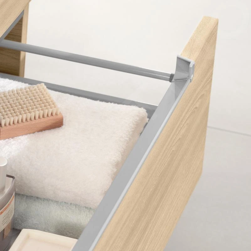 Villeroy & Boch Subway 2.0 - Wastafelkast, 537x420x423 Mm, 1 La, Jilm Impresso A68600PN 2 Villeroy & Boch Subway 2.0 - Wastafelkast, 537x420x423 Mm, 1 La, Jilm Impresso A68600PN - Afbeelding 2