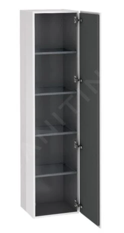 Duravit L-Cube - Hoge Badkamerkast 1760x400x363 Mm, Rechts, Glanzend Wit LC1180R2222 -Badkamer Luxe f1950111be3482b51a1a203a