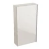 Geberit Acanto - Badkamer Bovenkast Met Interne Spiegel 450x820 Mm, Zand Grijs 500.639.JL.2