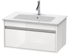 Duravit Ketho - Wastafelonderkast 410x800x475 Mm, 1 Lade, Glanzend Wit KT641902222