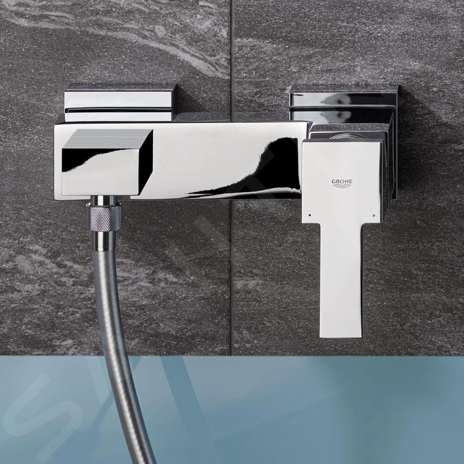 Grohe Sail Cube - Douchekraan, Chroom 23437000 3 Grohe Sail Cube - Douchekraan, Chroom 23437000 - Afbeelding 3
