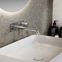 Ideal Standard Joy - Inbouw Wastafelkraan, Uitloop 220 Mm, Silver Storm A7381GN -Badkamer Luxe f24dc60c037967bc0145af1e