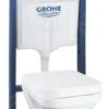 Grohe Solido - Toiletset Met Hangend Toilet + Softclose Wc Bril, Rimless, Even Bedieningspaneel, Chroom 39552000