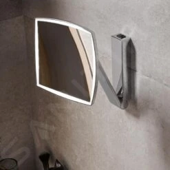 Keuco Make-up Spiegels - Make-up Spiegel Met LED-verlichting, Chroom 17613019004 -Badkamer Luxe f341cafef4de03042ac1a791