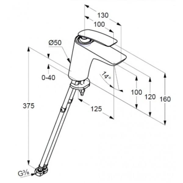 Kludi Balance - Wastafelkraan, Mat Zwart 520268775 2 Kludi Balance - Wastafelkraan, Mat Zwart 520268775 - Afbeelding 2