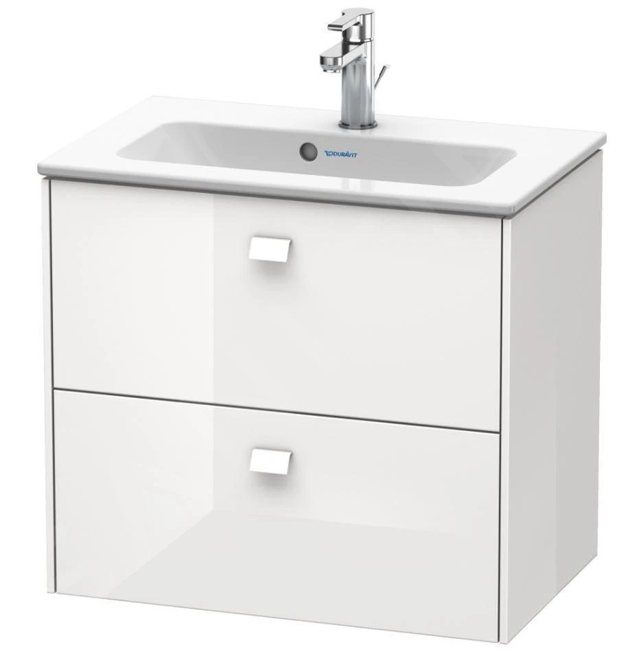 Duravit Brioso - Compact Wastafelonderkast 553x820x389 Mm, 2 Lades, Glans Wit BR411102222 1 Duravit Brioso - Compact Wastafelonderkast 553x820x389 Mm, 2 Lades, Glans Wit BR411102222