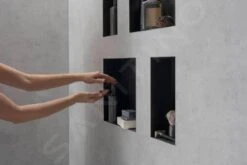 Hansgrohe XtraStoris Minimalistic - Inbouwnis, 300x300x100 Mm, Mat Zwart 56073670 -Badkamer Luxe f535134c703fba596aa39b35