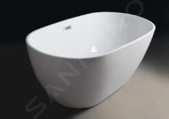 Aqualine Baden - Vrijstaand Bad 150x82 Cm, Wit E1850 -Badkamer Luxe f56fabeeb53f23b7635ead66