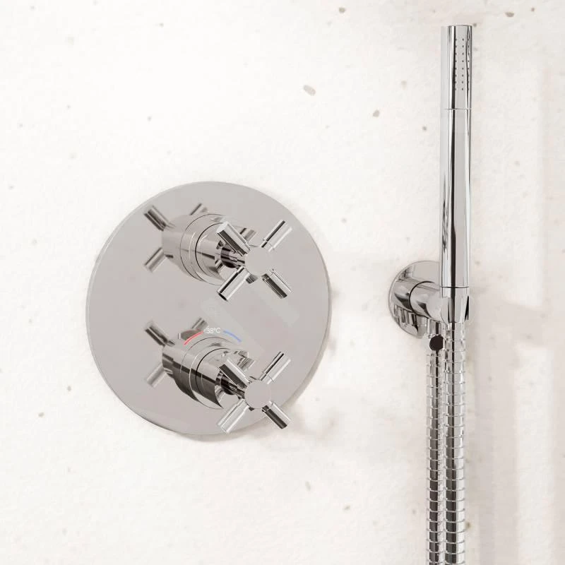 Steinberg 250 - Inbouw Thermostatische Kraan Voor 2 Functies, Chroom 250 4133 3 3 Steinberg 250 - Inbouw Thermostatische Kraan Voor 2 Functies, Chroom 250 4133 3 - Afbeelding 3