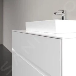 Villeroy & Boch Collaro - Wastafelonderkast, 800x548x500 Mm, 2 Laden, Glossy White C08000DH -Badkamer Luxe f6c8326d4454e3c6fd437cbd