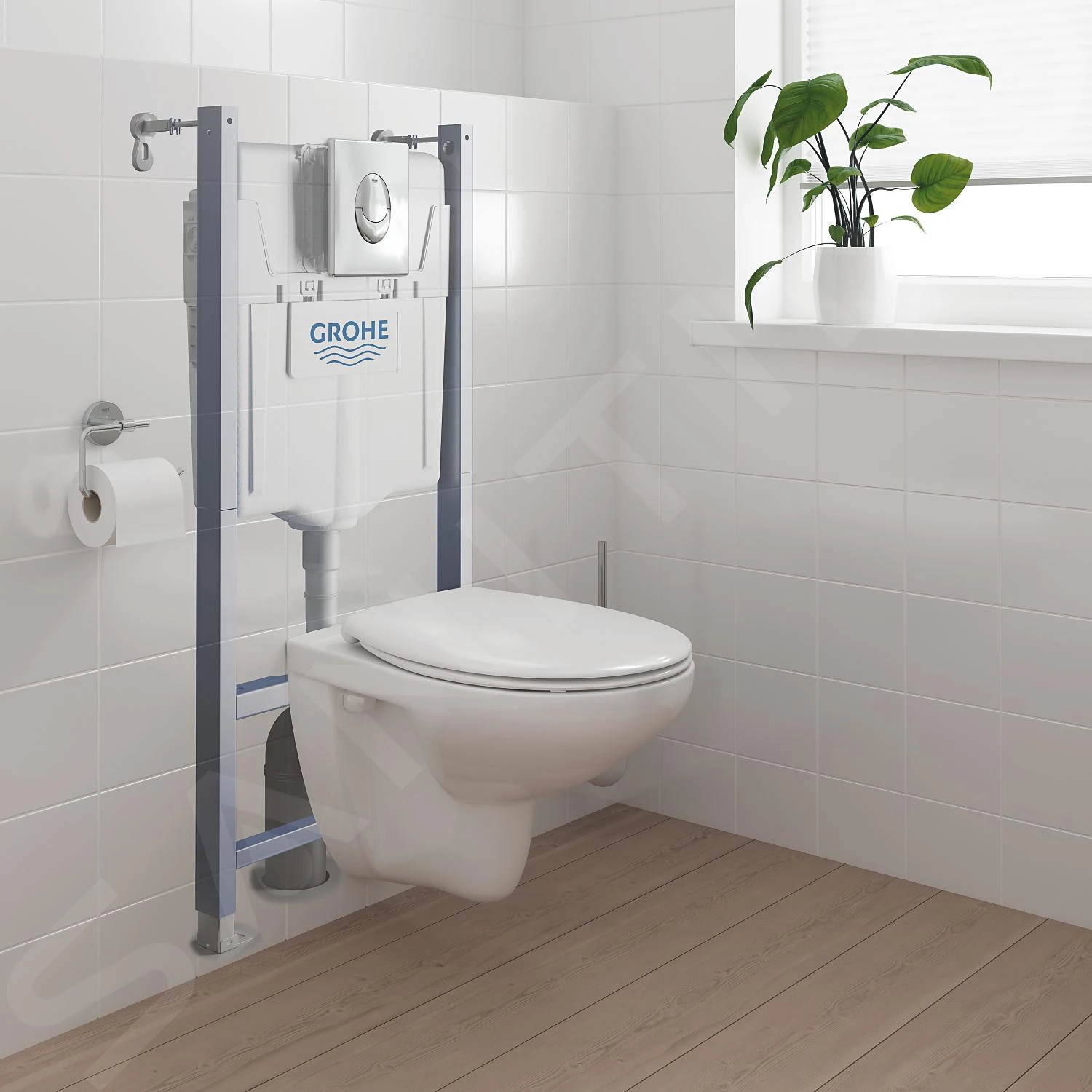 Grohe Solido - Toiletset Met Inbouwtoilet, Hangtoilet En Wc Bril Bau Ceramic, Softclose, Bedieningspaneel Skate Air, Chroom/wit 39888000 10 Grohe Solido - Toiletset Met Inbouwtoilet, Hangtoilet En Wc Bril Bau Ceramic, Softclose, Bedieningspaneel Skate Air, Chroom/wit 39888000 - Afbeelding 10