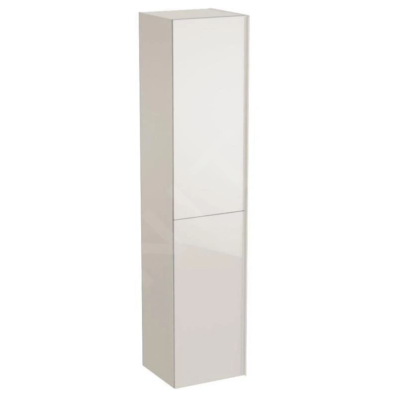 Geberit Acanto - Hoge Badkamerkast 1730x380 Mm, 2 Deuren, Zand Grijs 500.619.JL.2 1 Geberit Acanto - Hoge Badkamerkast 1730x380 Mm, 2 Deuren, Zand Grijs 500.619.JL.2