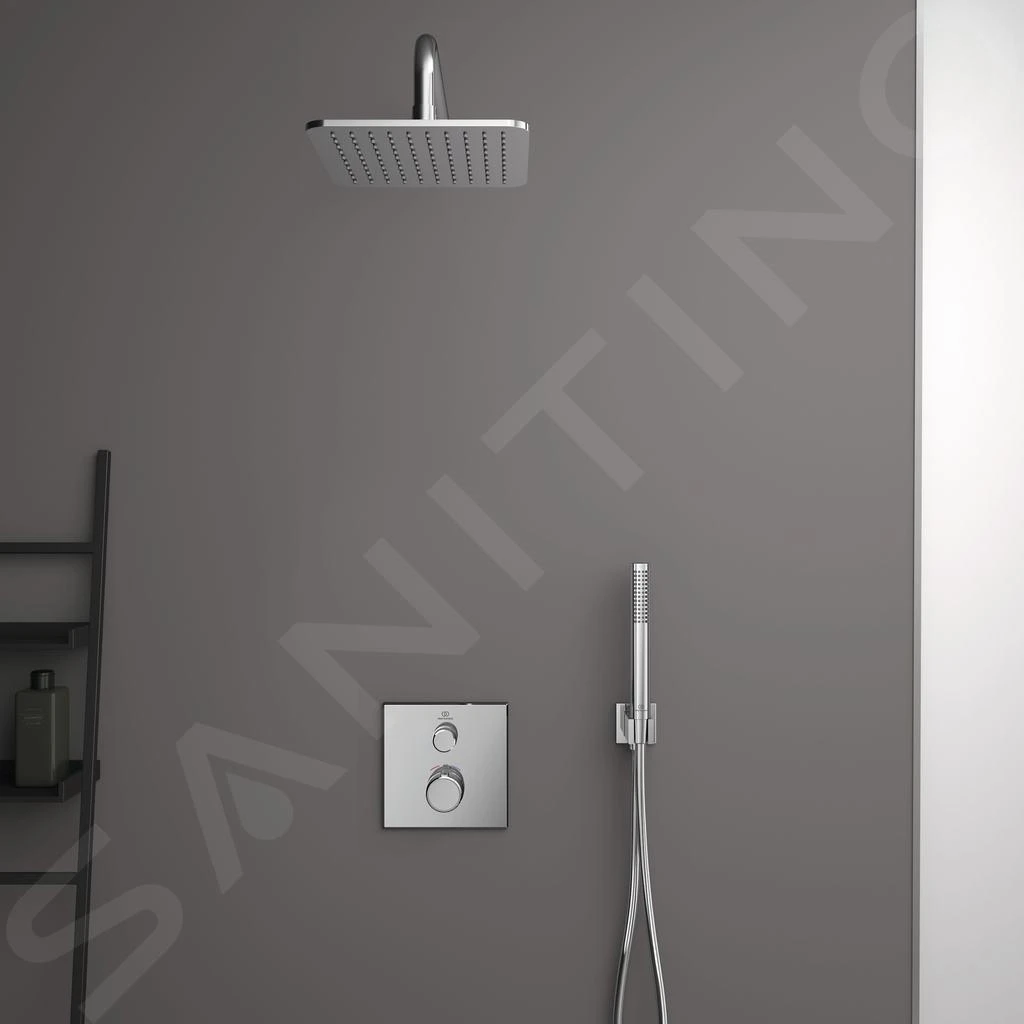 Ideal Standard CeraTherm Navigo - Inbouwthermostaat, Opbouwdeel, Chroom A7301AA 4 Ideal Standard CeraTherm Navigo - Inbouwthermostaat, Opbouwdeel, Chroom A7301AA - Afbeelding 4