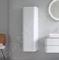 Duravit Happy D.2 Plus - Hoge Kast 1336x400x360 Mm, Scharnieren Links, Wit Hoogglans HP1261L2222 -Badkamer Luxe f992f09a85d083574f0d4e27