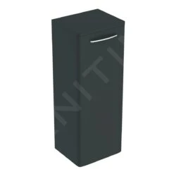 Geberit Selnova Square - Onderkast 866x330x280 Mm, 1 Deur, Mat Lava 501.392.JK.1
