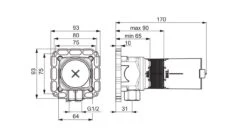 Hansa Matrix - Inbouwdeel DN15 44040100 -Badkamer Luxe fac7fb793f353f208d0f14c5