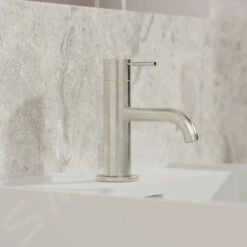 Steinberg 100 - Fonteinkraan, Geborsteld Nikkel 100 2500 BN -Badkamer Luxe fb0cbcf9cc320e0b0404346e