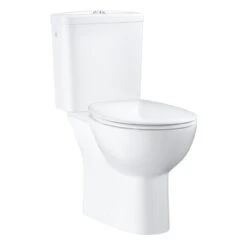 Grohe Bau Ceramic - Duoblok Toilet Met Reservoir En Softclose Toiletzitting, Rimless, Alpine Wit 39496000