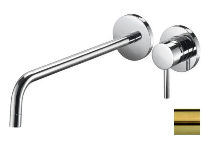 Paffoni Light - Inbouw Wastafelkraan Incl. Inbouwdeel, 2-gats, Geborsteld Goud LIG007HGSP70 1 Paffoni Light - Inbouw Wastafelkraan Incl. Inbouwdeel, 2-gats, Geborsteld Goud LIG007HGSP70