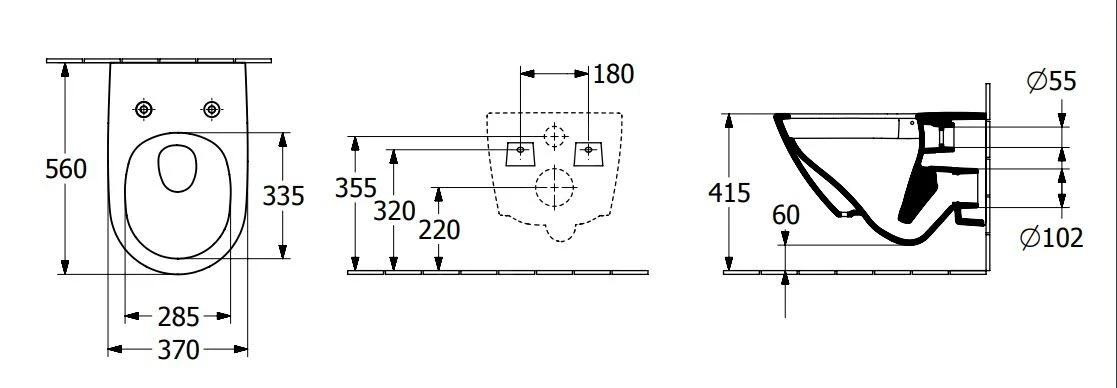 Villeroy & Boch Subway 3.0 - Hangend Toilet, TwistFlush, CeramicPlus, Alpine Wit 4670T0R1 2 Villeroy & Boch Subway 3.0 - Hangend Toilet, TwistFlush, CeramicPlus, Alpine Wit 4670T0R1 - Afbeelding 2