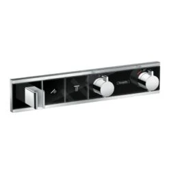 Hansgrohe RainSelect - Afbouwdeel Voor Thermostatische Douchekraan Voor 2 Functies, Zwart/chroom 15355600