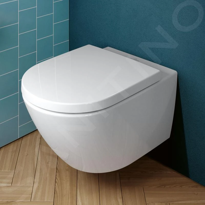 Villeroy & Boch Subway 3.0 - Hangend Toilet, TwistFlush, AntiBac, CeramicPlus, Alpine Wit 4670T0T2 4 Villeroy & Boch Subway 3.0 - Hangend Toilet, TwistFlush, AntiBac, CeramicPlus, Alpine Wit 4670T0T2 - Afbeelding 4