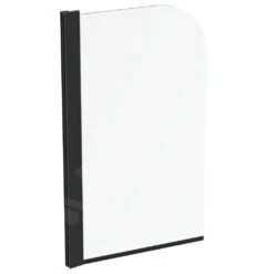 Ideal Standard Connect 2 - Badscherm 800x1400 Mm, Zwart/helder Glas T9924V3