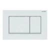 Geberit Sigma30 - Bedieningsplaat, Dual Flush Spoeling, Wit/mat Wit 115.883.11.1