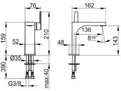 Keuco Edition 11 - Wastafelkraan, Chroom 51102010100 5 Keuco Edition 11 - Wastafelkraan, Chroom 51102010100 -Badkamer Luxe fe11156f3ab664fd442889b6