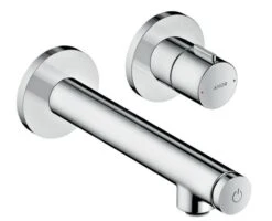 Axor Uno - Afdekset Inbouw Wastafelkraan Select 165, Chroom 45112000