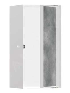 Hansgrohe XtraStoris Rock - Inbouwnis, Met Deur, 300x150x140 Mm, Mat Wit 56088700