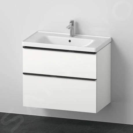 Duravit D-Neo - Wastafelonderkast Met Wastafel, 800x650x480 Mm, 2 Laden, Mat Wit DE012101818 1 Duravit D-Neo - Wastafelonderkast Met Wastafel, 800x650x480 Mm, 2 Laden, Mat Wit DE012101818