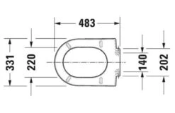 Duravit Darling New - WC-zitting, Wit 0063320000 -Badkamer Luxe fe676ef992c0bc14ea326c73