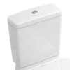 Villeroy & Boch O.novo - Stortbak Voor Staande Toiletpot, Met Zij- En Achteraansluiting, CeramicPlus, Alpine Wit 5760G1R1