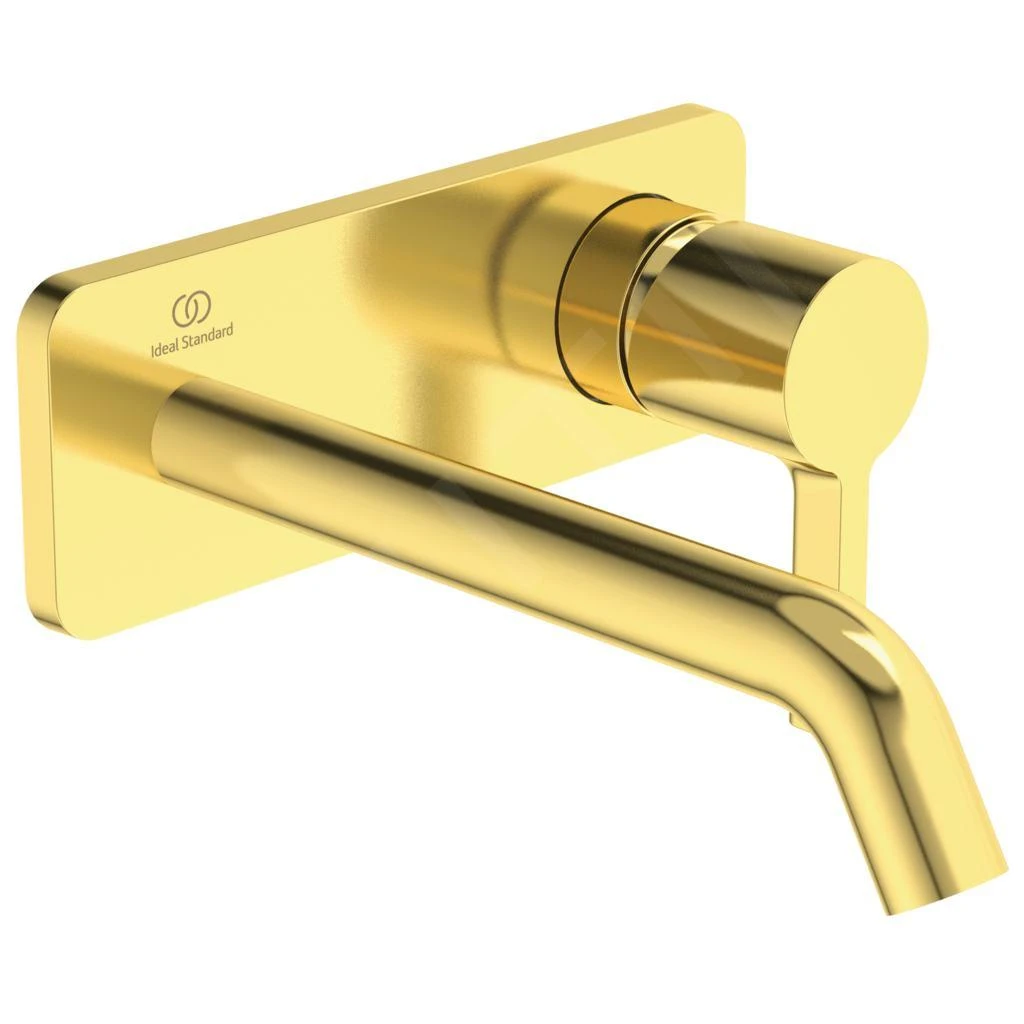 Ideal Standard Joy - Inbouw Wastafelkraan, Uitloop 180 Mm, Brushed Gold A7380A2 1 Ideal Standard Joy - Inbouw Wastafelkraan, Uitloop 180 Mm, Brushed Gold A7380A2